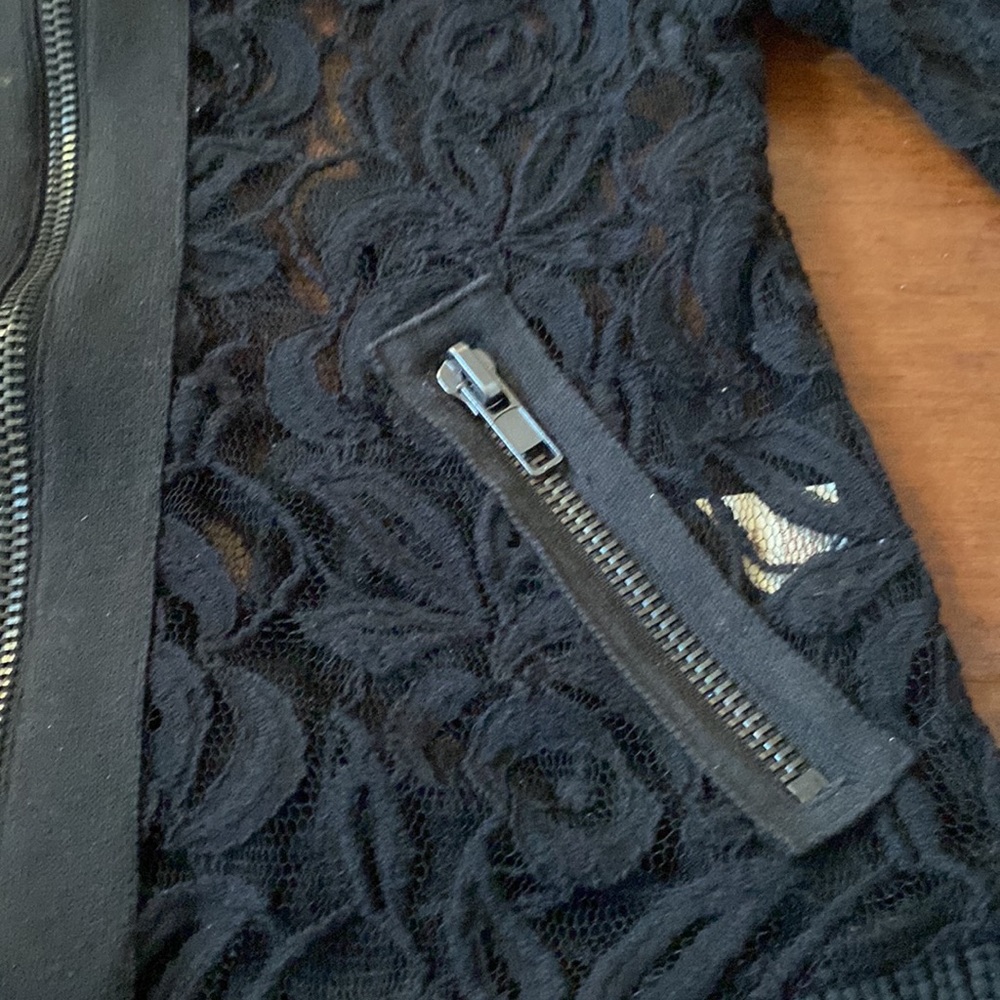 Free People Lace Bomber Jacket - Picture 11 of 16